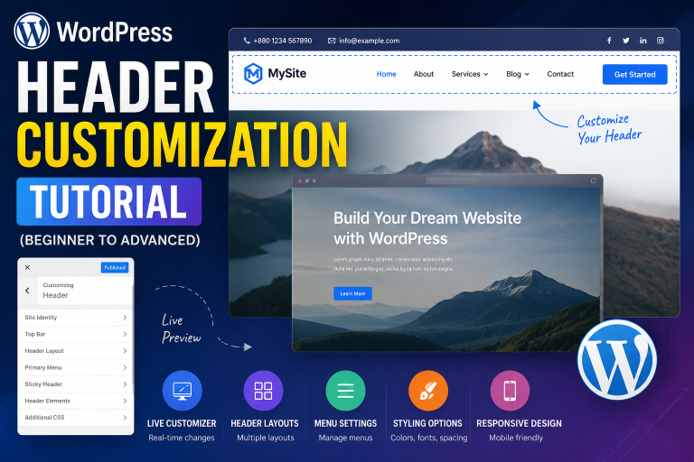WordPress Header Customization
